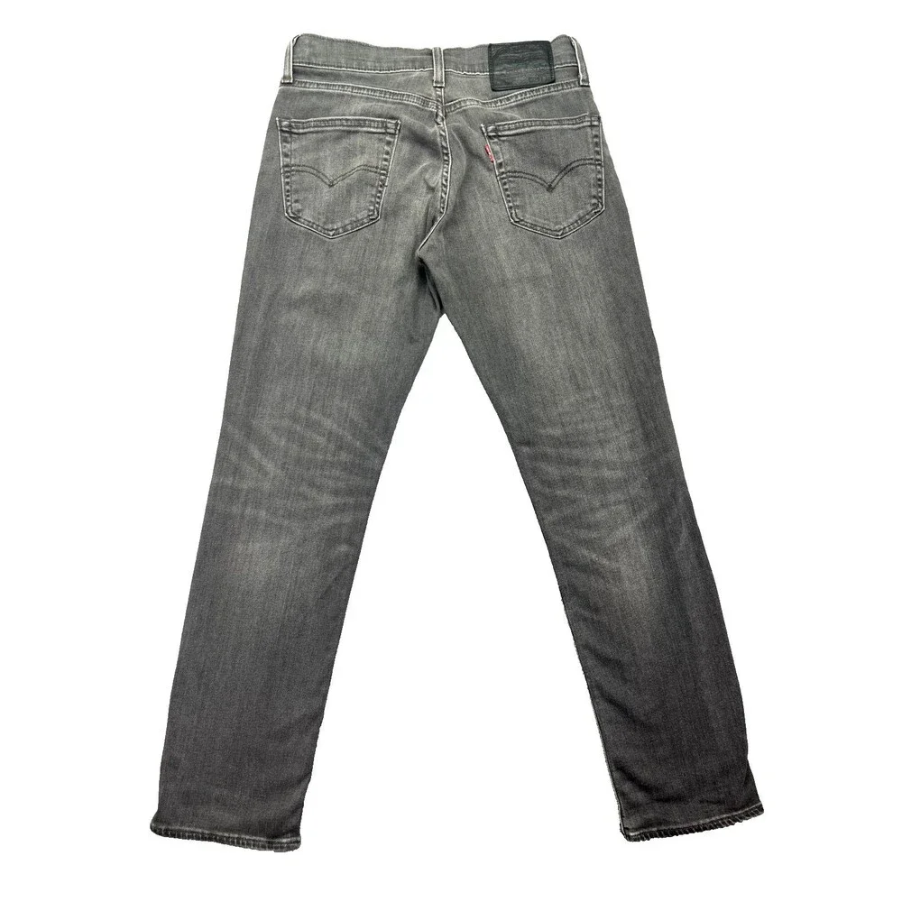 Levi's Premium‎ 511 Slim Fit Jeans Stretch Gray/Black Men's Tag Size 29x30 Fade